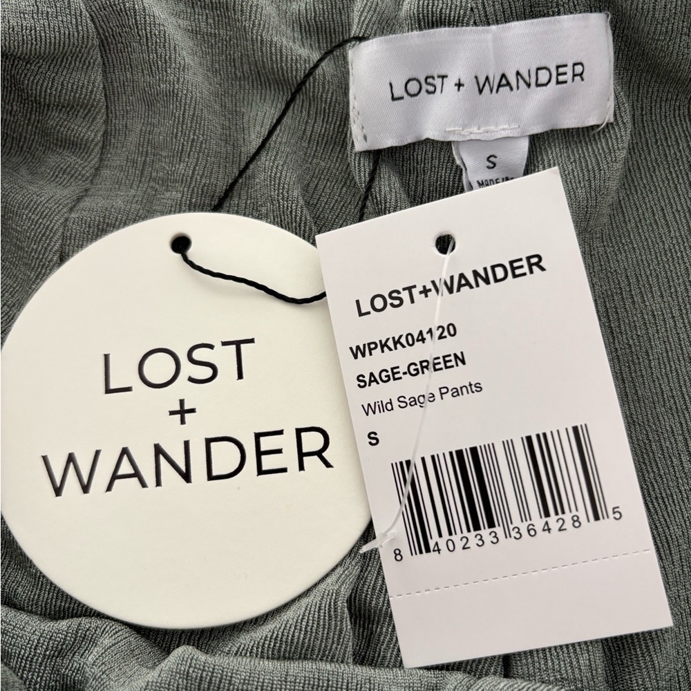 Lost + Wander Wild Sage Pants NWT - Picture 9 of 11